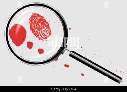 Detectives Magnifying Glass Stock Vector