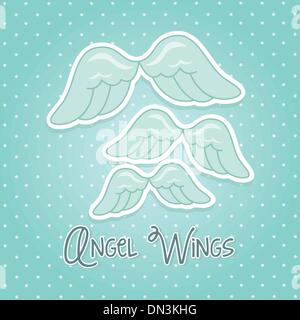 angel wings Stock Vector