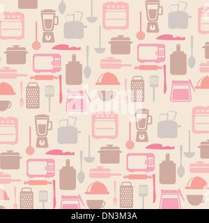 kitchen icons Stock Vector