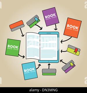 ebook Stock Vector