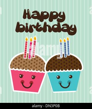 happy birthday Stock Vector