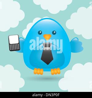 blue bird Stock Vector