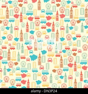 london elements Stock Vector