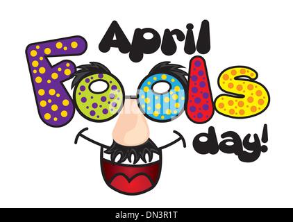 april fools day Stock Vector