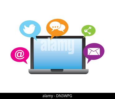 laptop Stock Vector