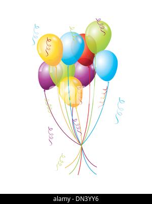 colorful balloons Stock Vector