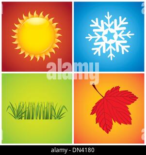 weather stations Stock Vector