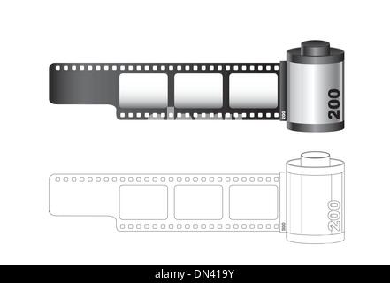 Camera Film Roll Stock Vector Illustration and Royalty Free Camera