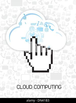 cloud computing Stock Vector