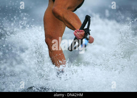 Nov 14, 2006; West Palm Beach, FL, USA; Frances Woofenden, 81, water skis at Okeeheelee Park.  Woofenden is a member of the Okeeheelee Ski Club and is actively involved in promoting activities for youth skiers.  'It keeps me really active and I'm around young people all the time,' Woofenden said.  'I never think, well, I can't do it today.  I must do it today.'   Mandatory Credit:  Stock Photo