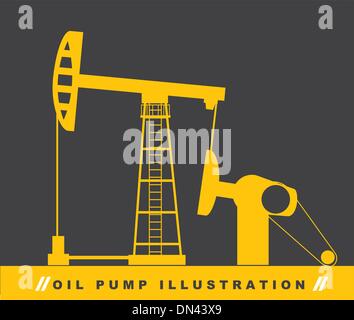 oil pump Stock Vector