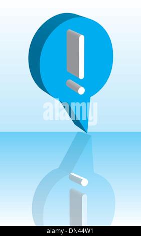exclamation mark Stock Vector