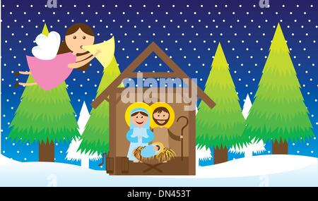 manger Stock Vector