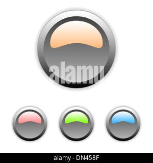 Glossy buttons Stock Vector