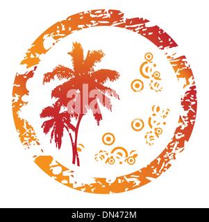 Set of Retro Sunset Landscape Icons Stock Vector Image & Art - Alamy