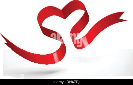 Heart Pattern Ribbon Dress main image 0