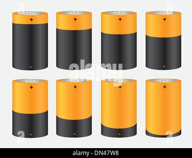batteries Stock Vector
