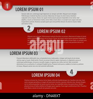 Vector brochure page design Stock Vector