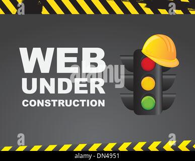 Web under construction Stock Vector