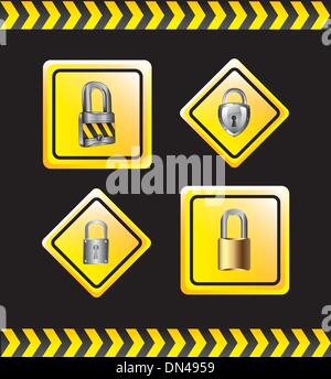 Padlock Stock Vector