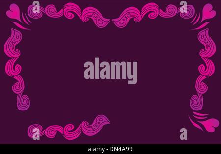 tattoo tribal frame vector art Stock Vector