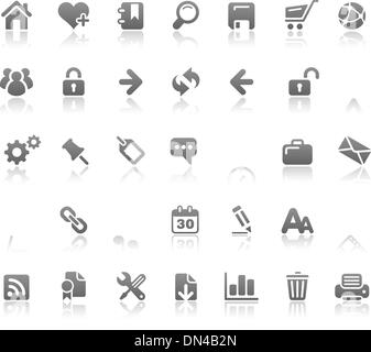 Website & Internet Icons // Basics Series Stock Vector