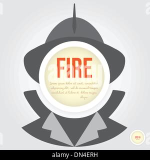 Firefighter Stock Vector