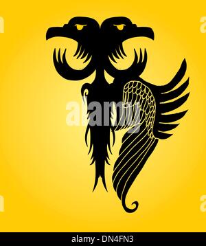 hand drawing wings vector art Stock Vector