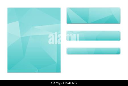Abstract green glossy polygon pattern design modern background texture ...