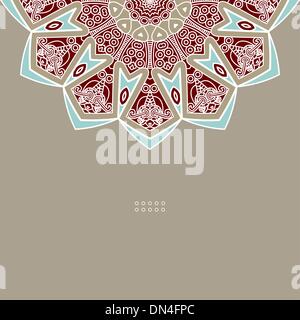 Vector Round Decorative Design Element Stock Vector