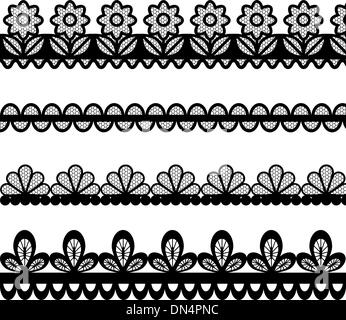 simple lace patterns clipart