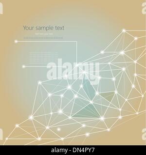 Abstract Geometric Background with place for your text. Stock Vector