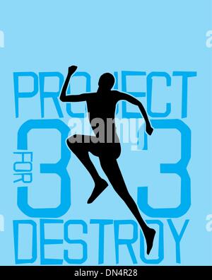 runner athletic division vector art Stock Vector