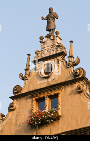 Elk213-2825v France, Alsace, Colmar, Maison des Tetes Stock Photo