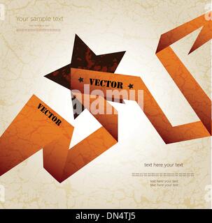 Abstract Geometric Background with place for your text Stock Vector