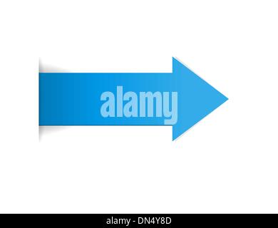 The blue arrow Stock Vector