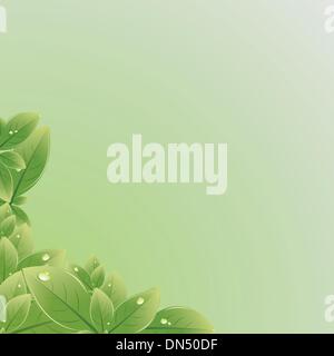 Green leaves texture. Vector illustration Stock Vector Image & Art - Alamy