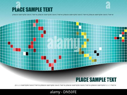 Ceramic  tiles background Stock Vector