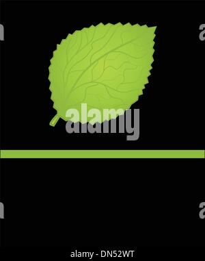 Green maple leaf illustration Stock Vector Image & Art - Alamy