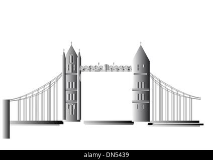 Tower Bridge Stock Vector