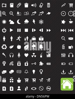 Over one hundred Website Icons Stock Vector