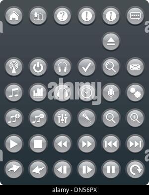 control panel icon black vector illustration Stock Vector Image & Art ...