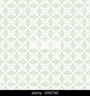 Vector Green Seamless Guilloche Background Stock Vector