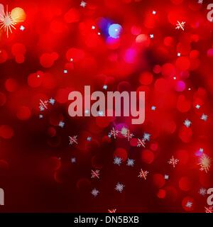 Background, red magic lights, bokeh. EPS 10 Stock Vector