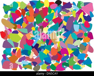 background of colorful splinters Stock Vector