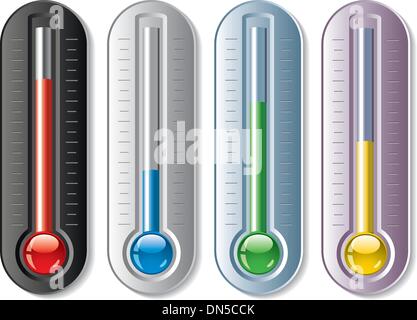 vector set of thermometers Stock Vector Image & Art - Alamy