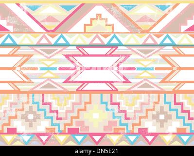 Abstract geometric seamless aztec pattern. Stock Vector
