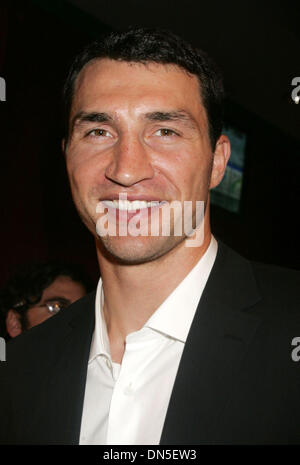 Sep 19, 2006; New York, NY, USA; Heavyweight Champion of the World WLADIMIR KLITSCHKO at the press conference to announce his upcoming fight with Calvin Brock on November 11, 2006 at Madison Square Garden. Mandatory Credit: Photo by Nancy Kaszerman/ZUMA Press. (©) Copyright 2006 by Nancy Kaszerman Stock Photo