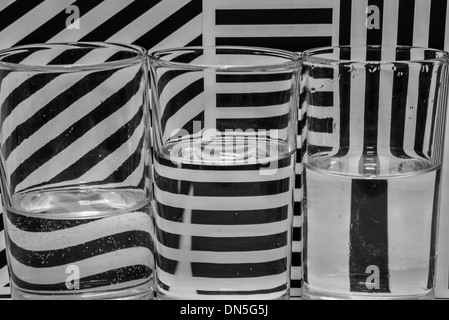 The pattern design black and white background. Stock Photo