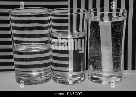 The pattern design black and white background. Stock Photo